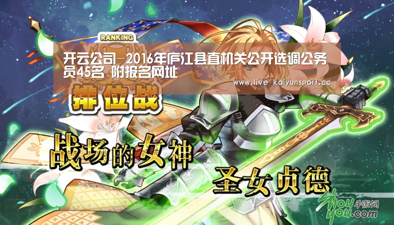 开云公司-2016年庐江县直机关公开选调公务员45名 附报名网址(图1) 开云